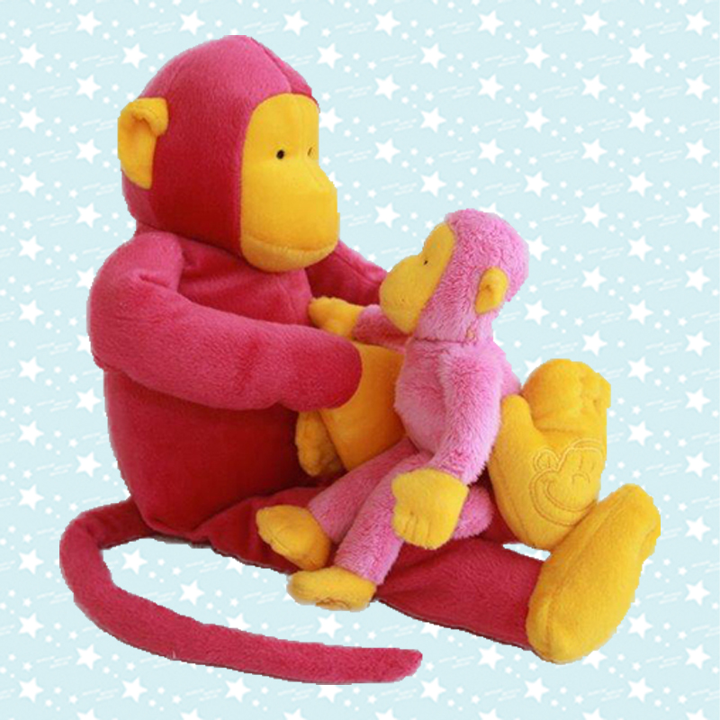 pink monkey toy